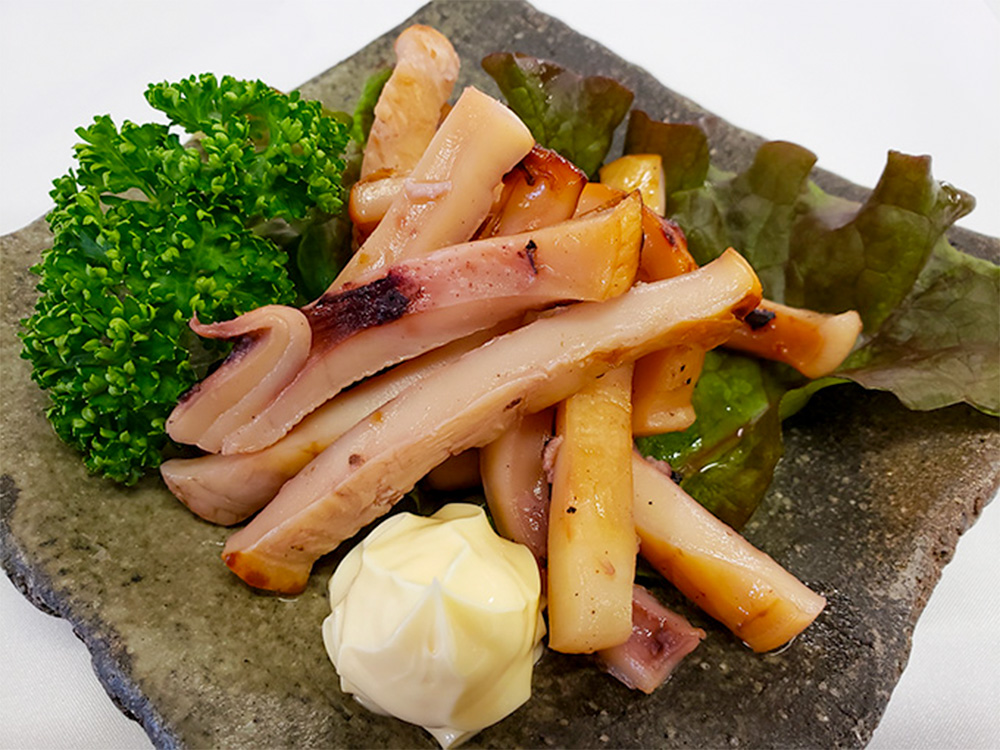 イカ囲炉裏焼き