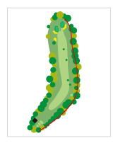 HOLE1コース図