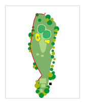 HOLE13コース図