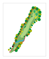 HOLE8コース図