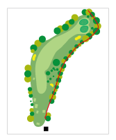 HOLE9コース図