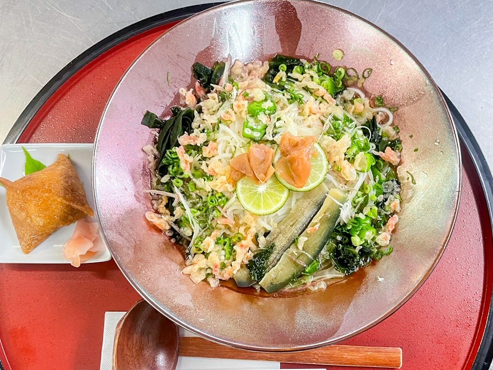 冷んやり薬味素麺