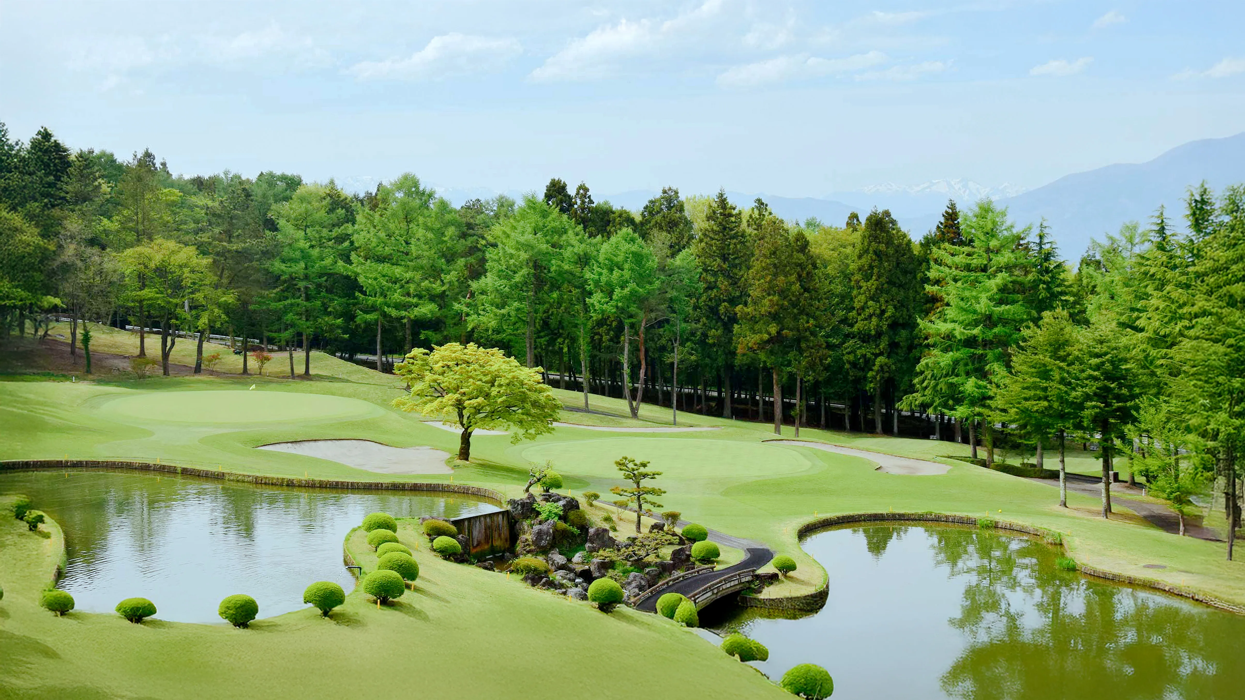 No.17 HOLE 【PAR】3【距離】つつじ：154Y　さくら：146Y