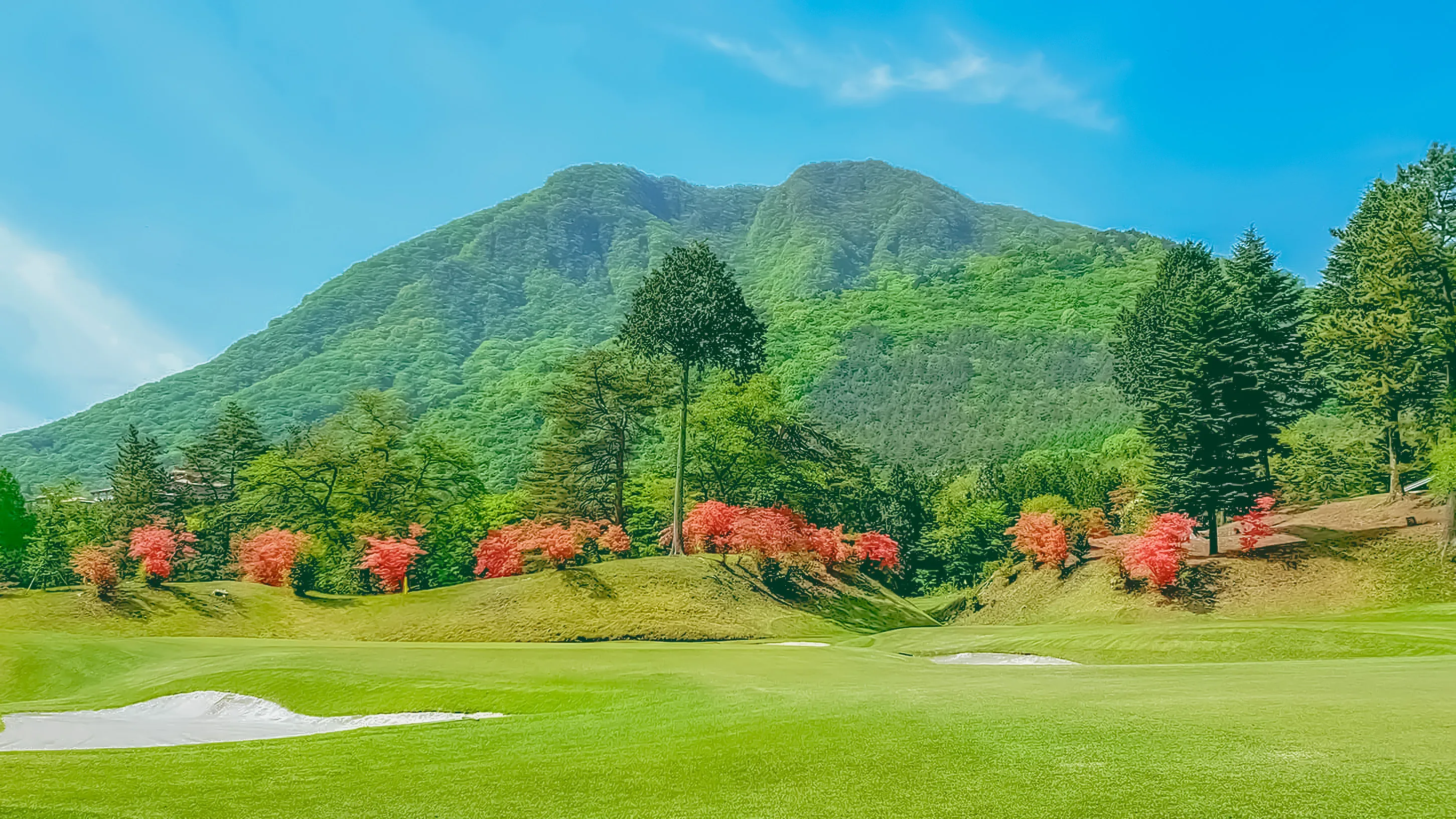 伊香保カントリークラブの景観